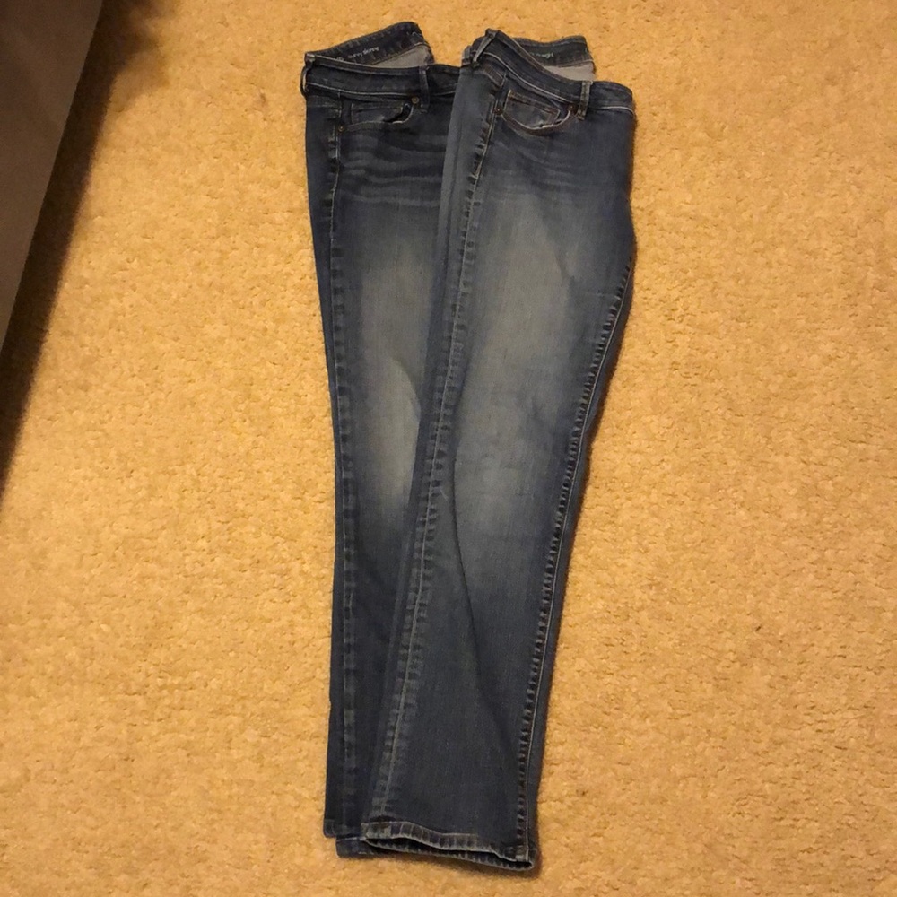 2 pairs of Loft jeans